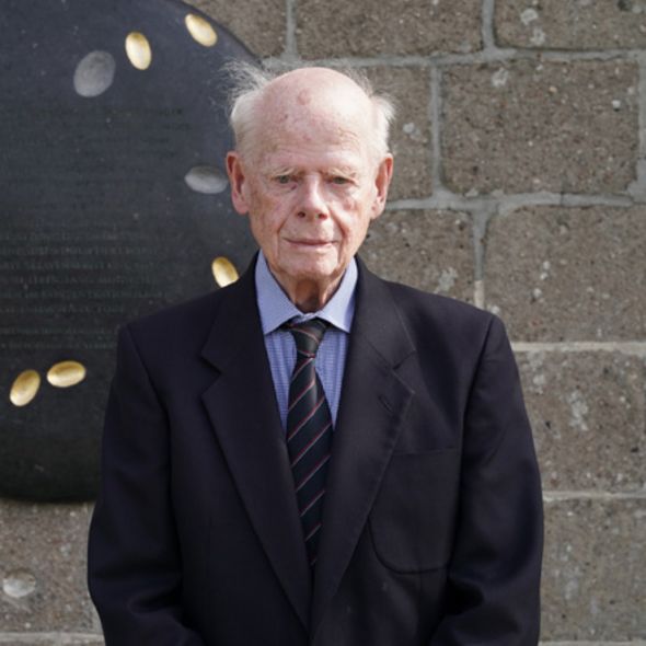 Bernt Lund in der Gedenkstätte Sachsenhausen (2018), © Stiftung Brandenburgische Gedenkstätten, Erhard